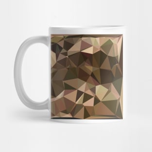 Sienna Abstract Low Polygon Background Mug